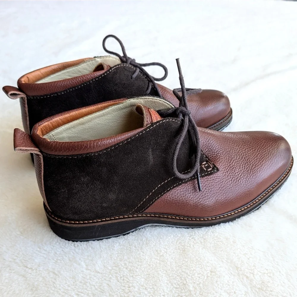 Tommy Bahama Elijah Men's Brown Leather Suede Chukka Boots Size 7.5 M